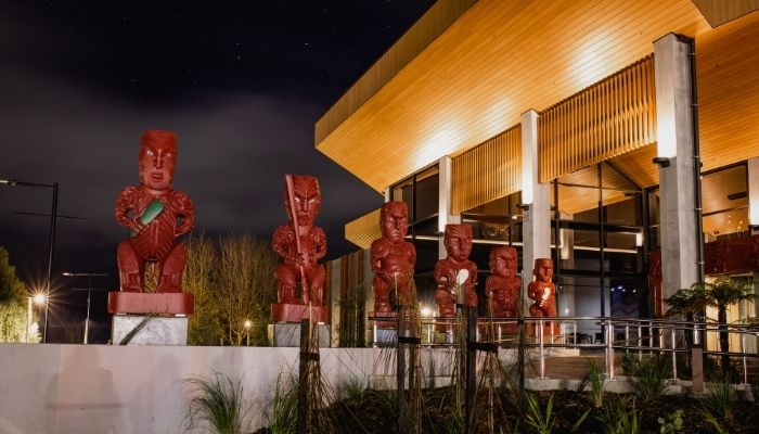 Rotorua after dark: Steam, forest & firelight