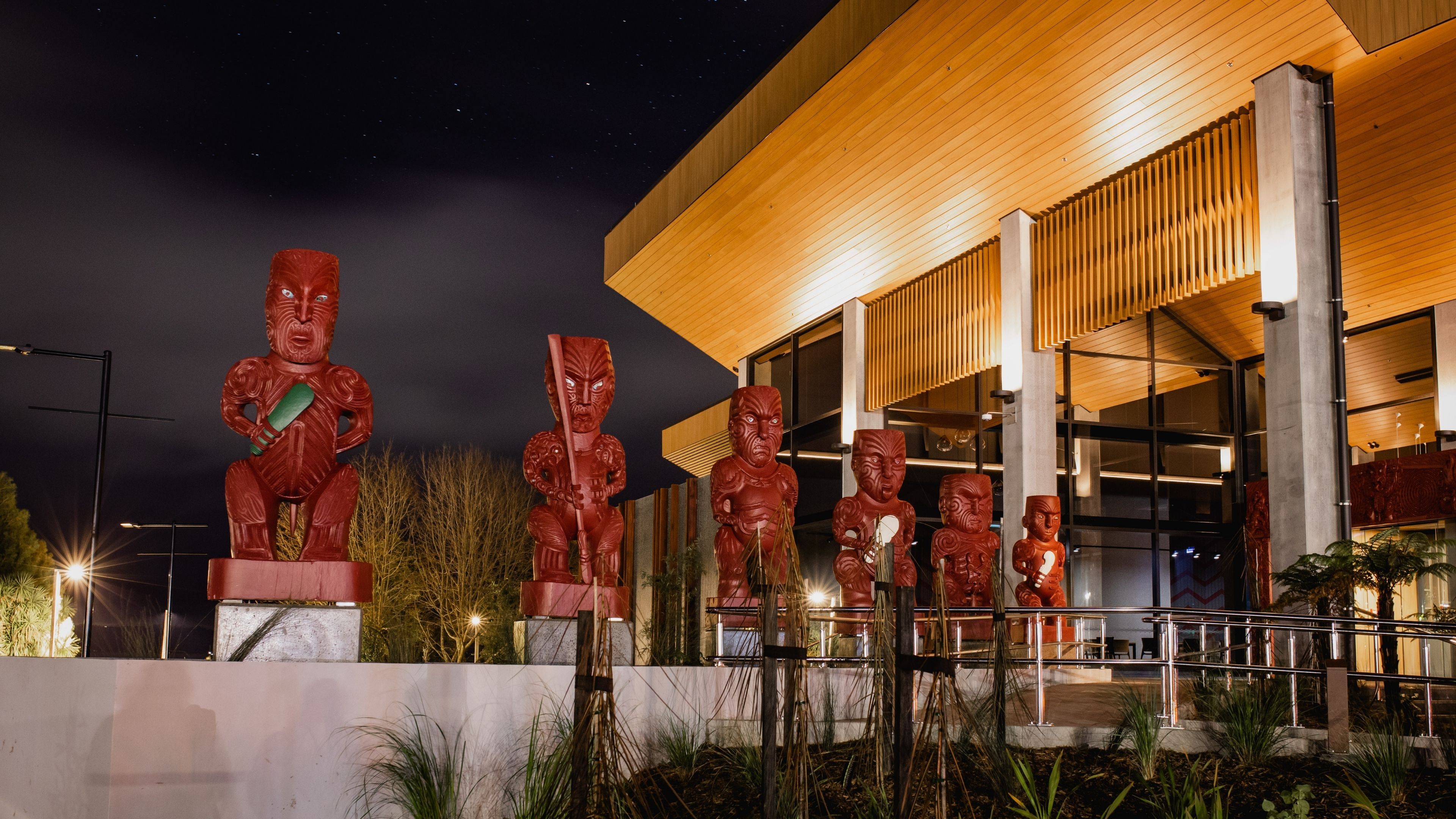 Rotorua after dark: Steam, forest & firelight